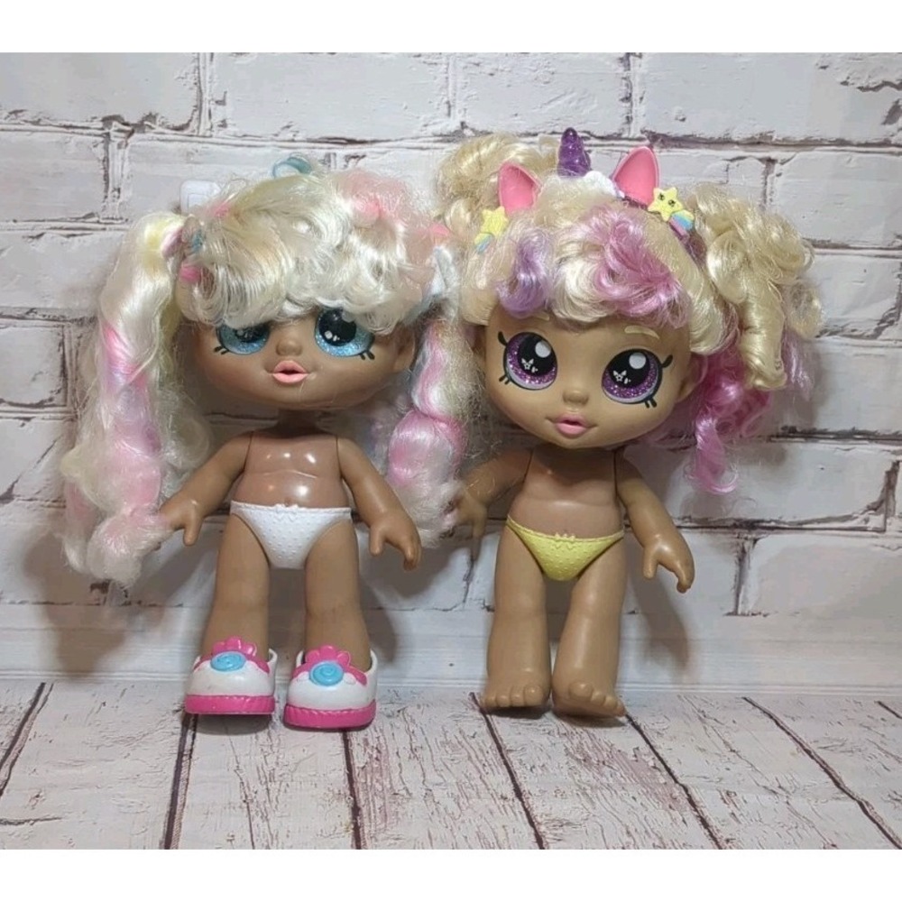 Lot Of‎ 2 Large Kindi Kids Dolls - Toddler Dolls Marsha Mello & Mystabella